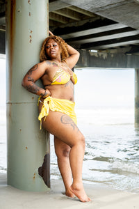 Classic Bandana Bikini "Sunset Drip"