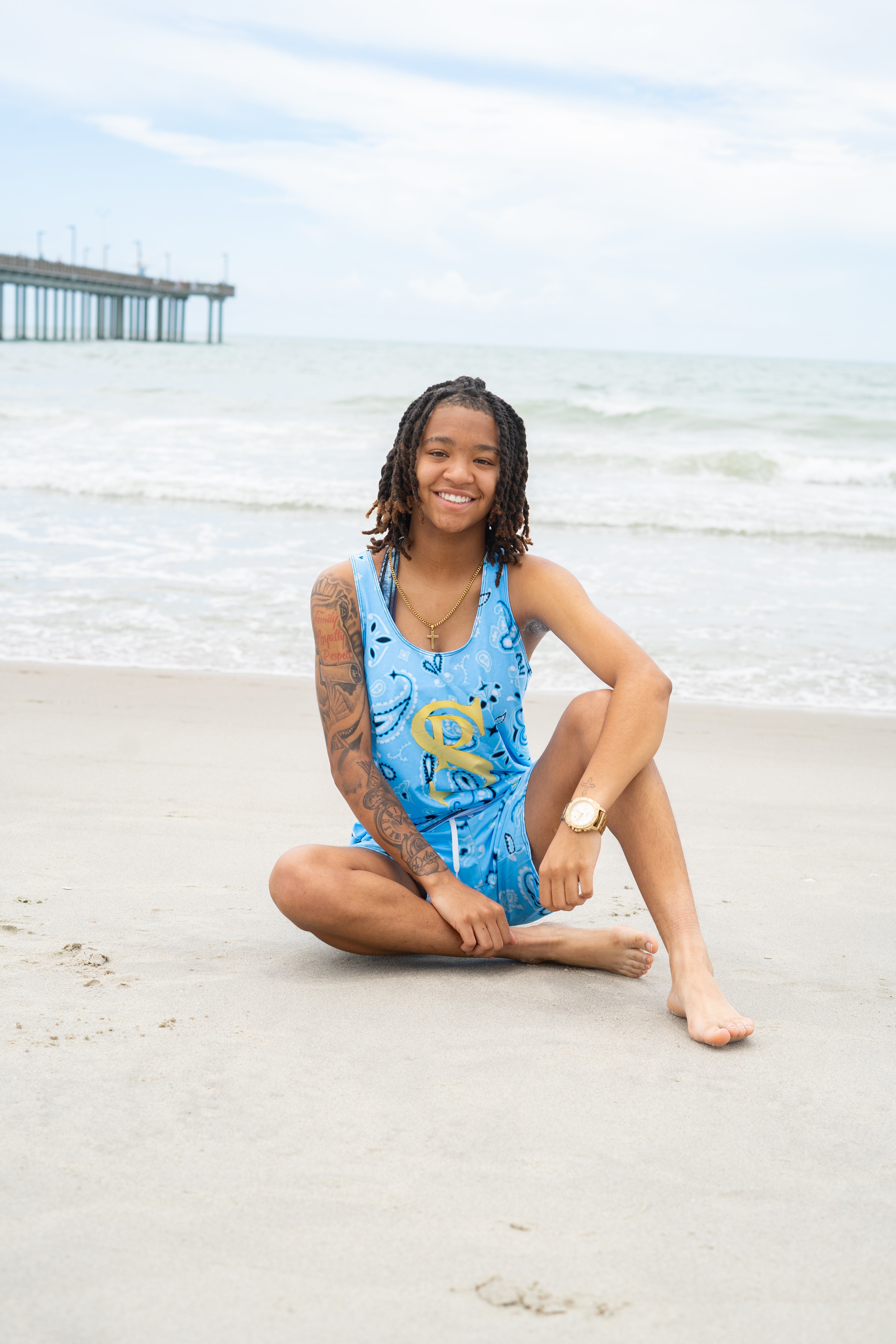 Classic Bandana Swimming Trunks "UCLA Bruins"