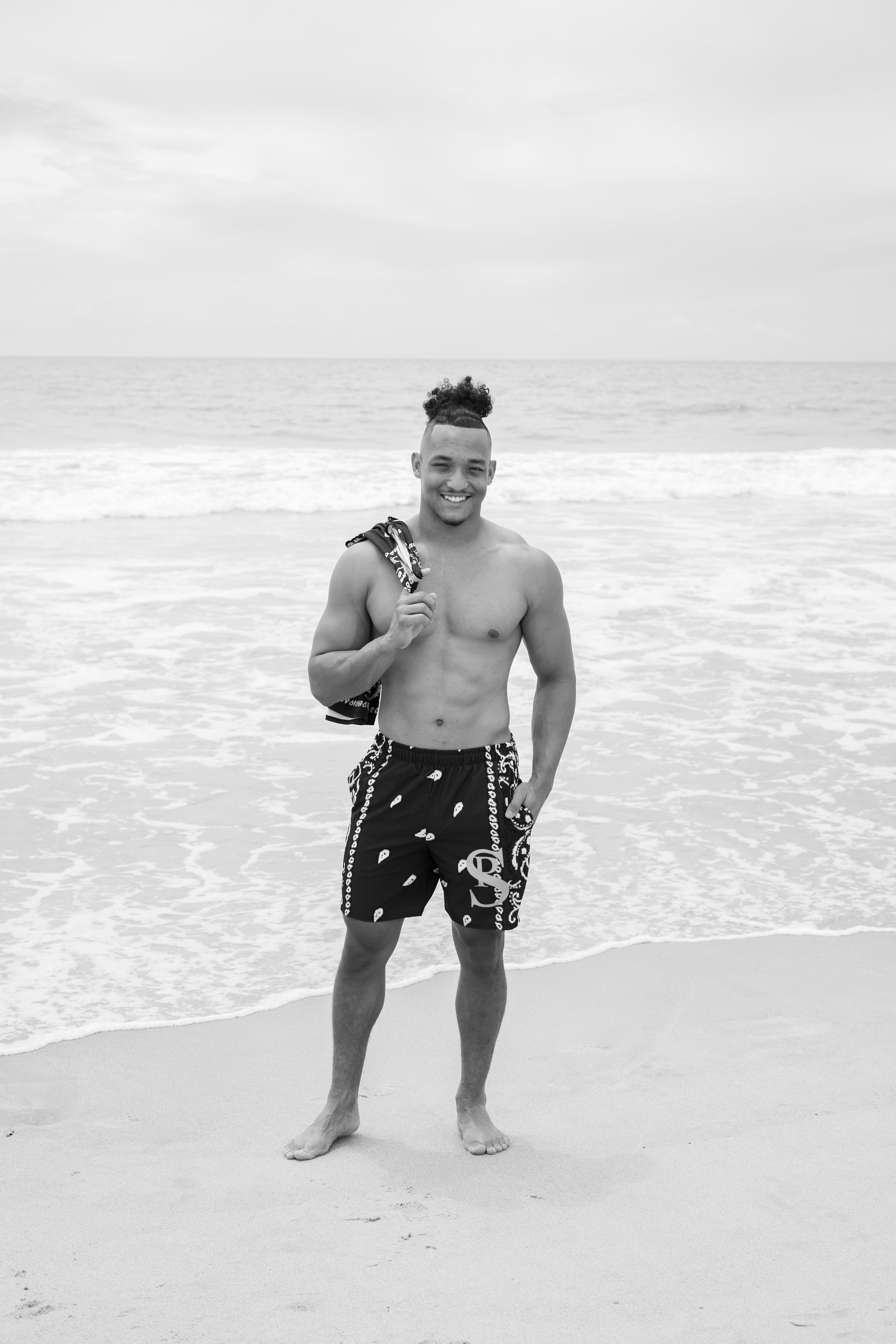 Classic Bandana Swimming Trunks "California Bears"