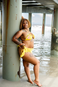 Classic Bandana Bikini "Sunset Drip"