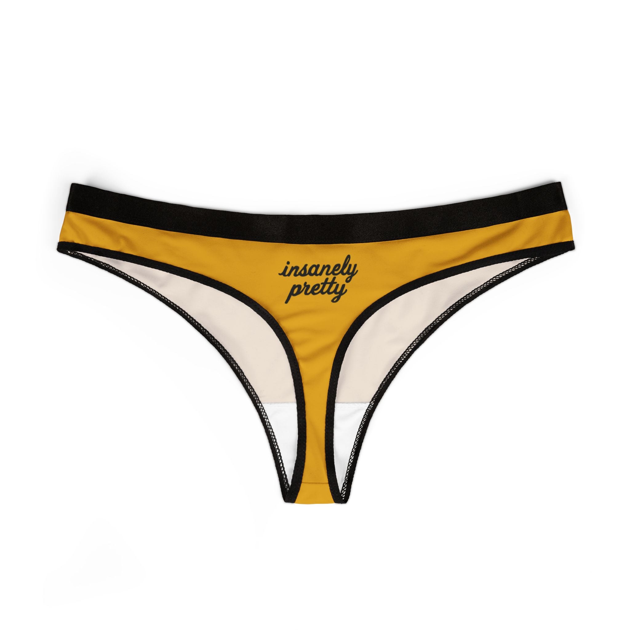 Insanely Pretty Low-Rise Thong "Yellow"