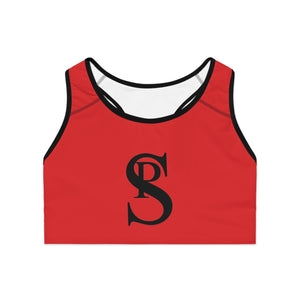 Insanely Pretty Sports Bra (Thong Set) "Red"