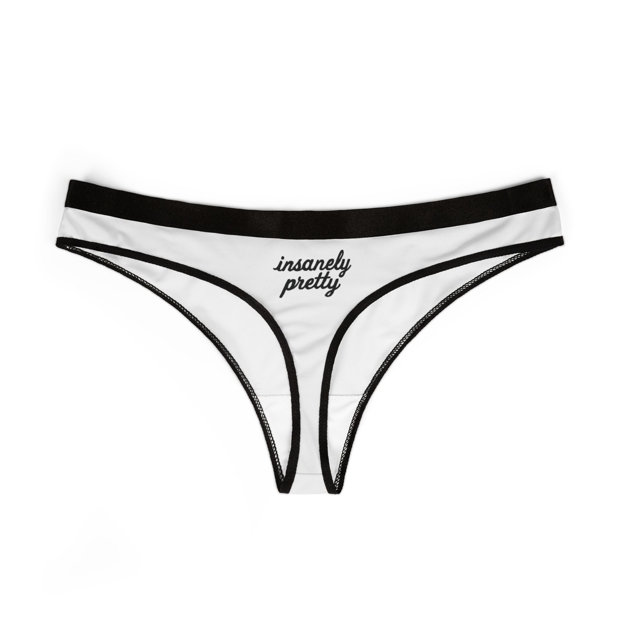 Insanely Pretty Low-Rise Thong "White"