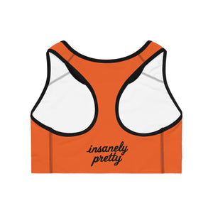 Insanely Pretty Sports Bra (Thong Set) "Orange"