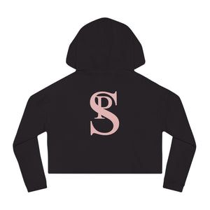 Insanely Pretty Crop Hoodie (Pink Logo)