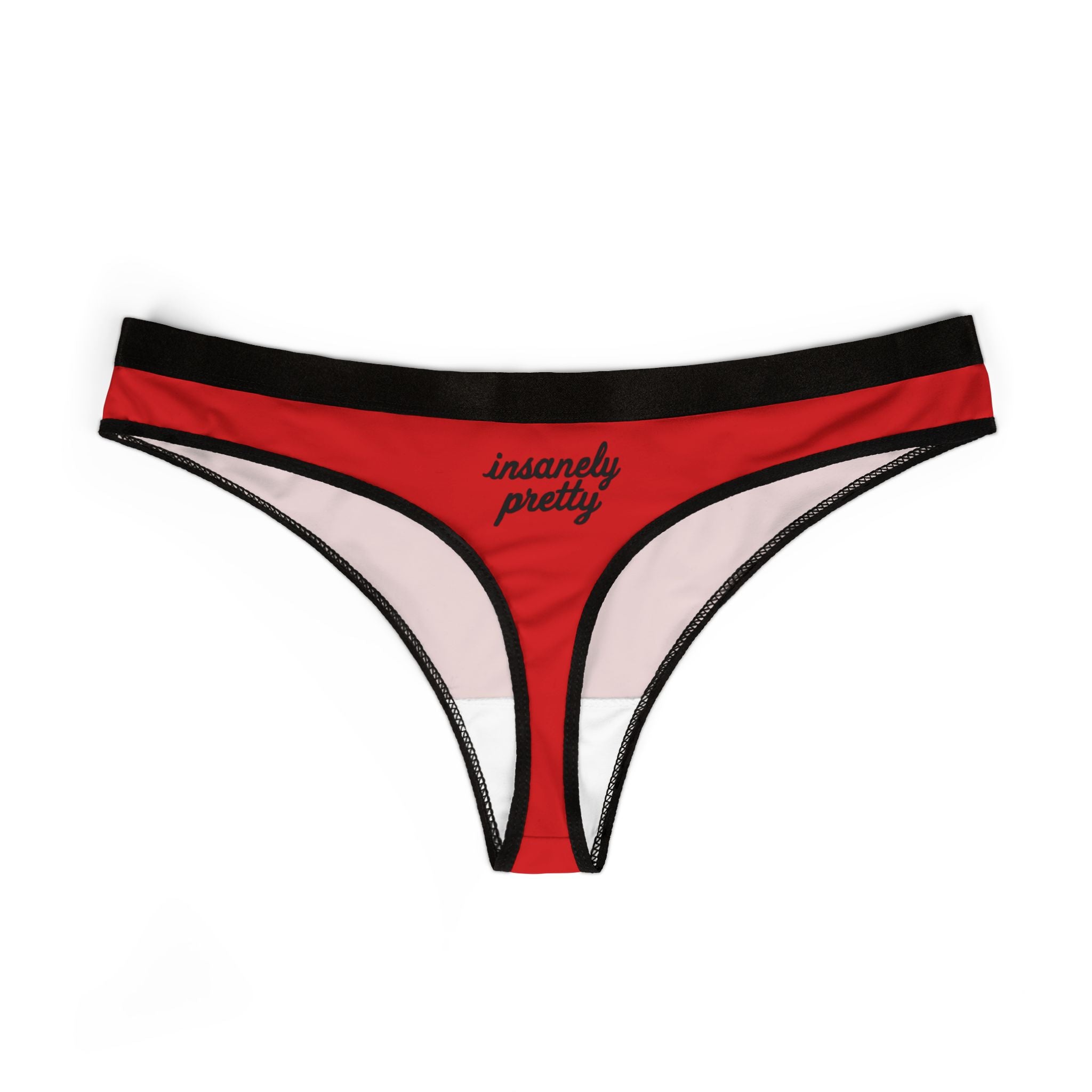 Insanely Pretty Low-Rise Thong "Red"