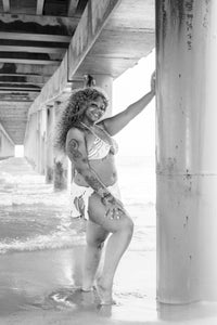 Classic Bandana Bikini "Sunset Drip"