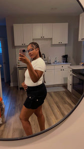 Denim Mini Skirts