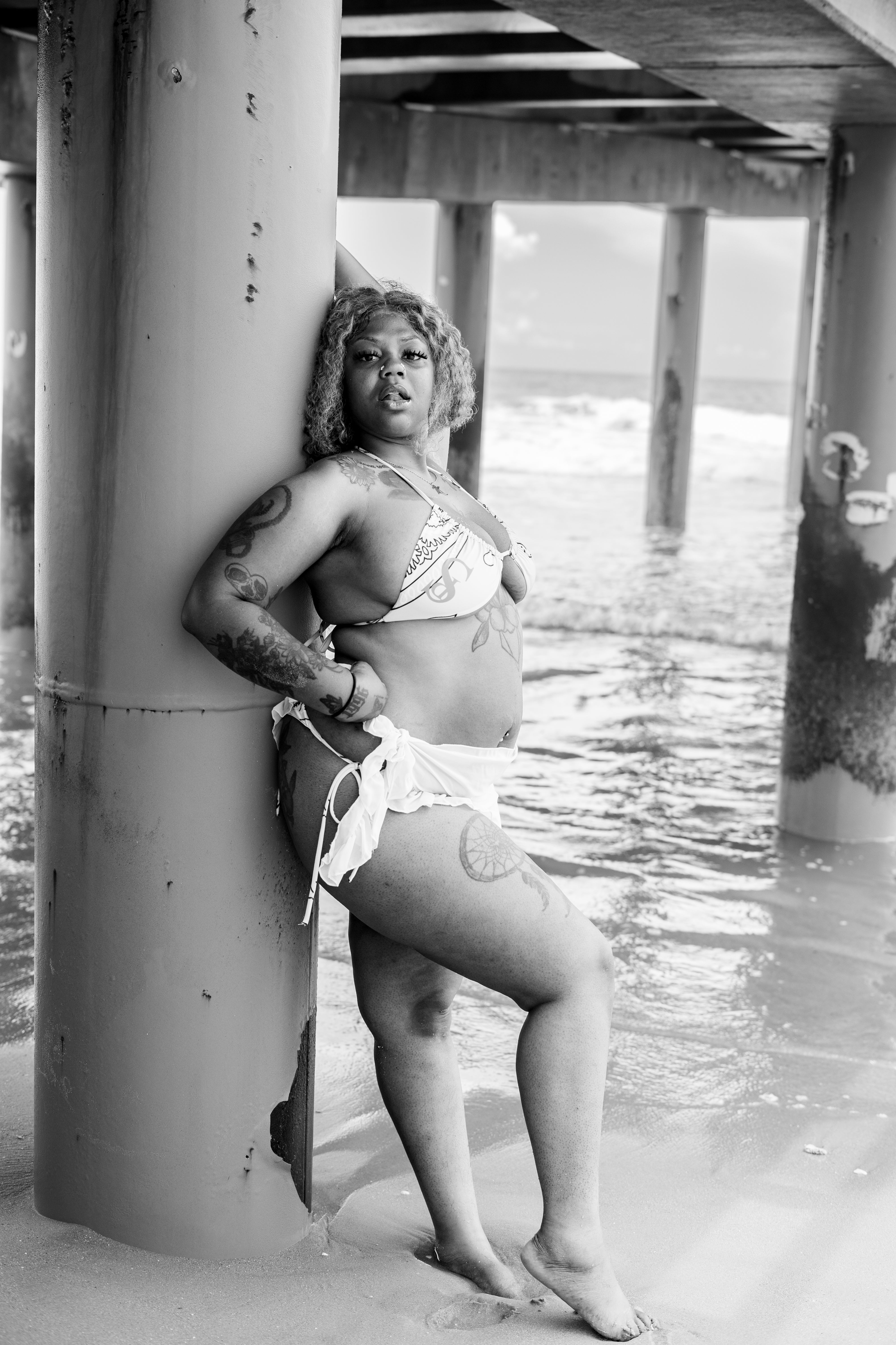Classic Bandana Bikini "Sunset Drip"