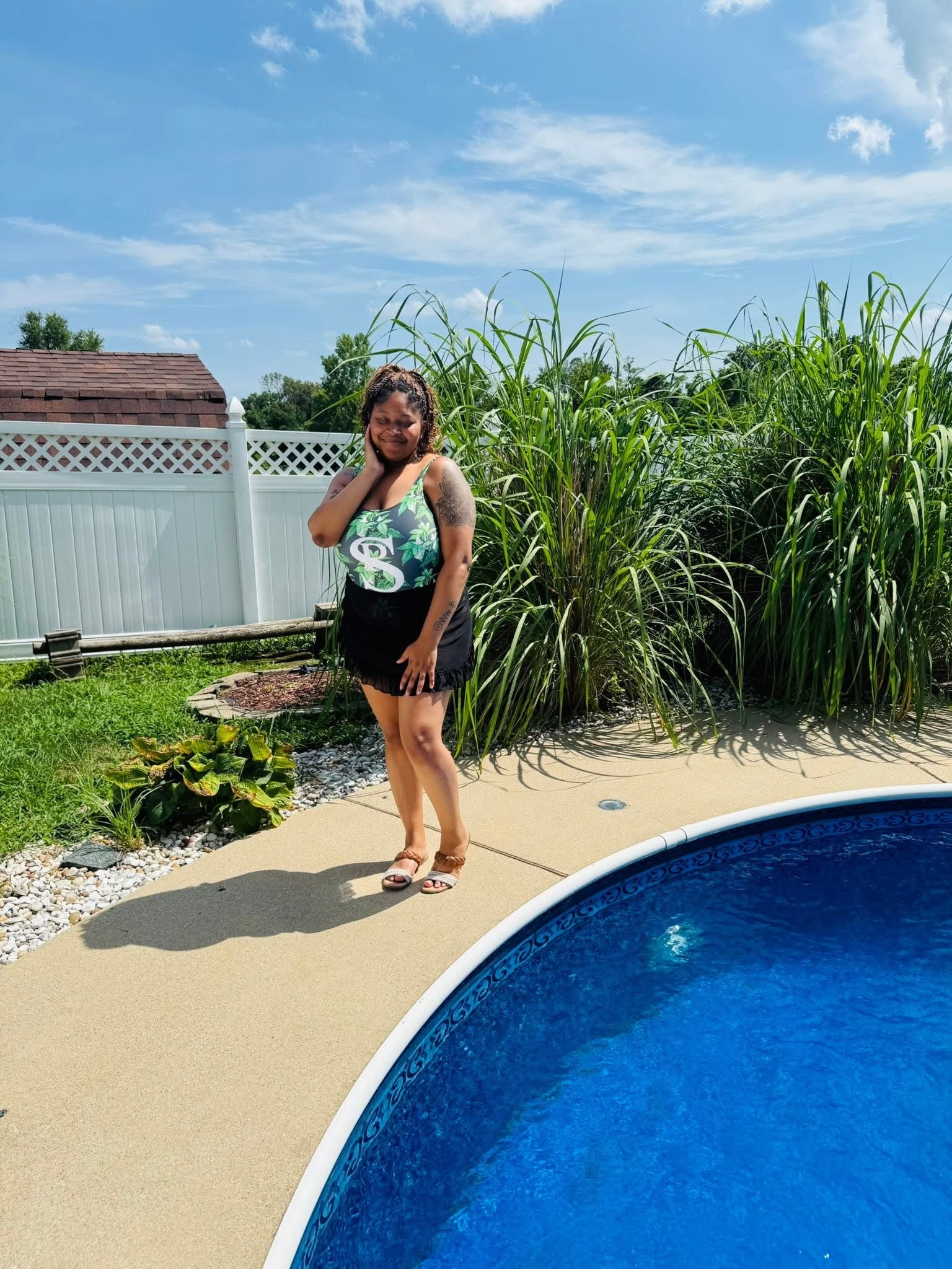 One-Piece Swimsuit “Floral”