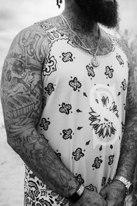 Classic Bandana Swimming Trunks "North Texas Mean Green"