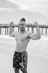 Classic Bandana Swimming Trunks "California Bears"