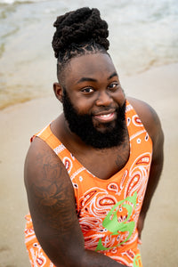 Classic Bandana Swimming Trunks "Miami Hurricanes"