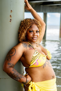 Classic Bandana Bikini "Sunset Drip"