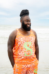 Classic Bandana Swimming Trunks "Miami Hurricanes"
