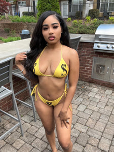 Triangle String Bikini Set “Yellow”