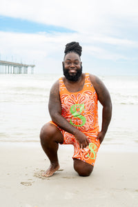 Classic Bandana Swimming Trunks "Miami Hurricanes"