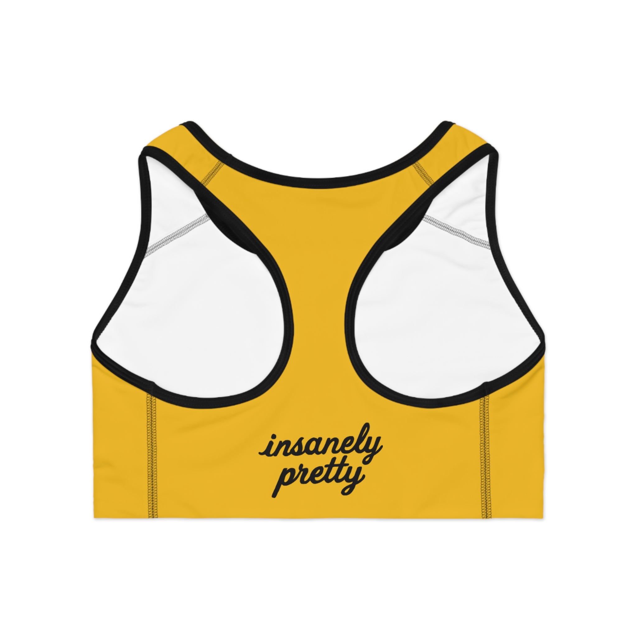 Insanely Pretty Sports Bra (Thong Set) "Yellow"