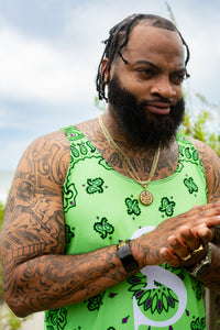 Classic Bandana Swimming Trunks "North Texas Mean Green"