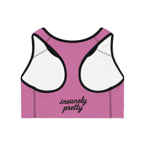 Insanely Pretty Sports Bra (Thong Set) "Light Pink"