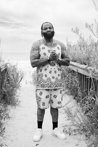 Classic Bandana Swimming Trunks "North Texas Mean Green"