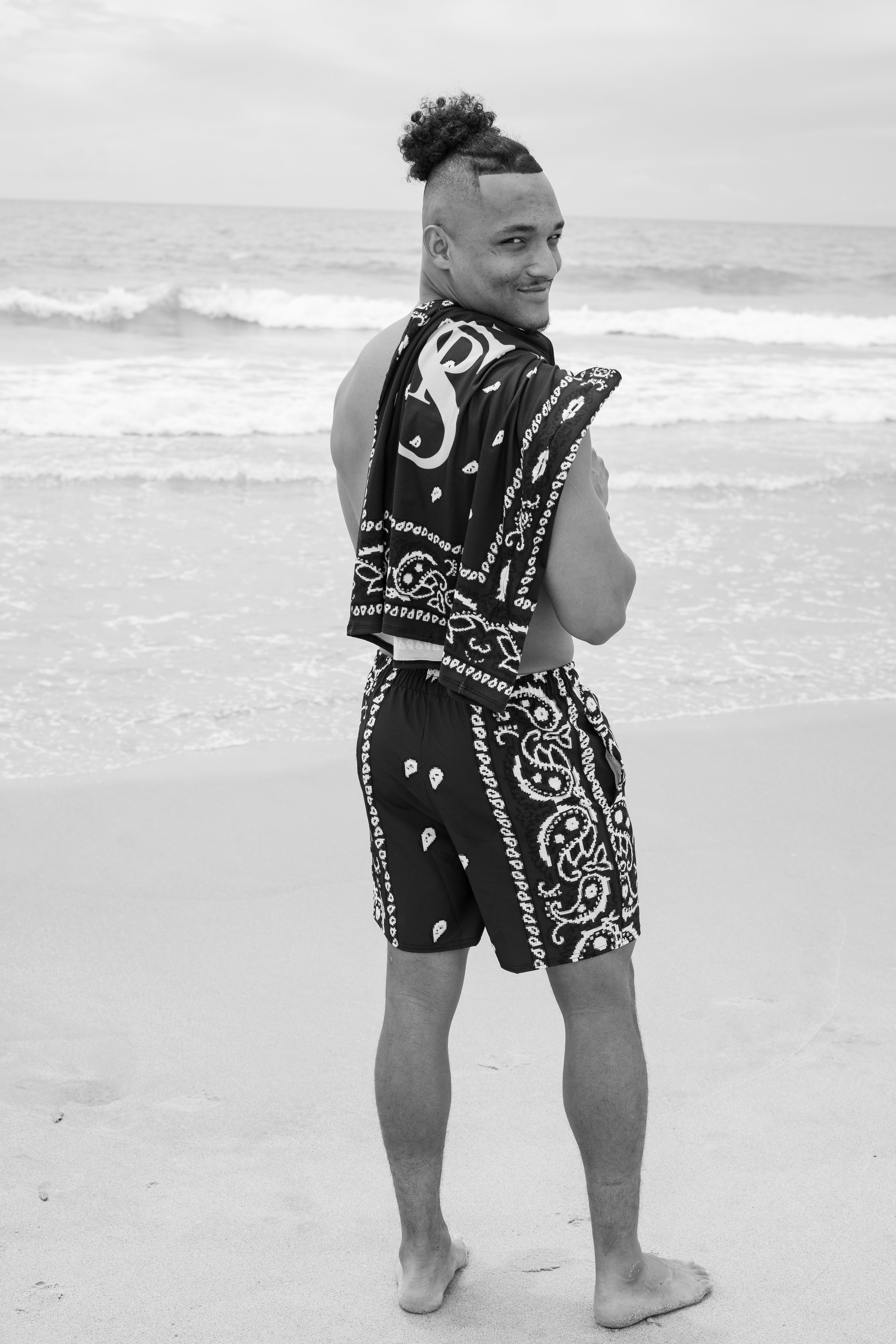 Classic Bandana Swimming Trunks "California Bears"