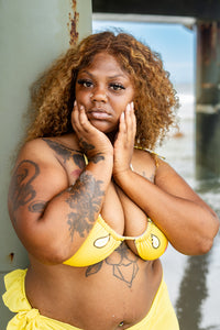Classic Bandana Bikini "Sunset Drip"