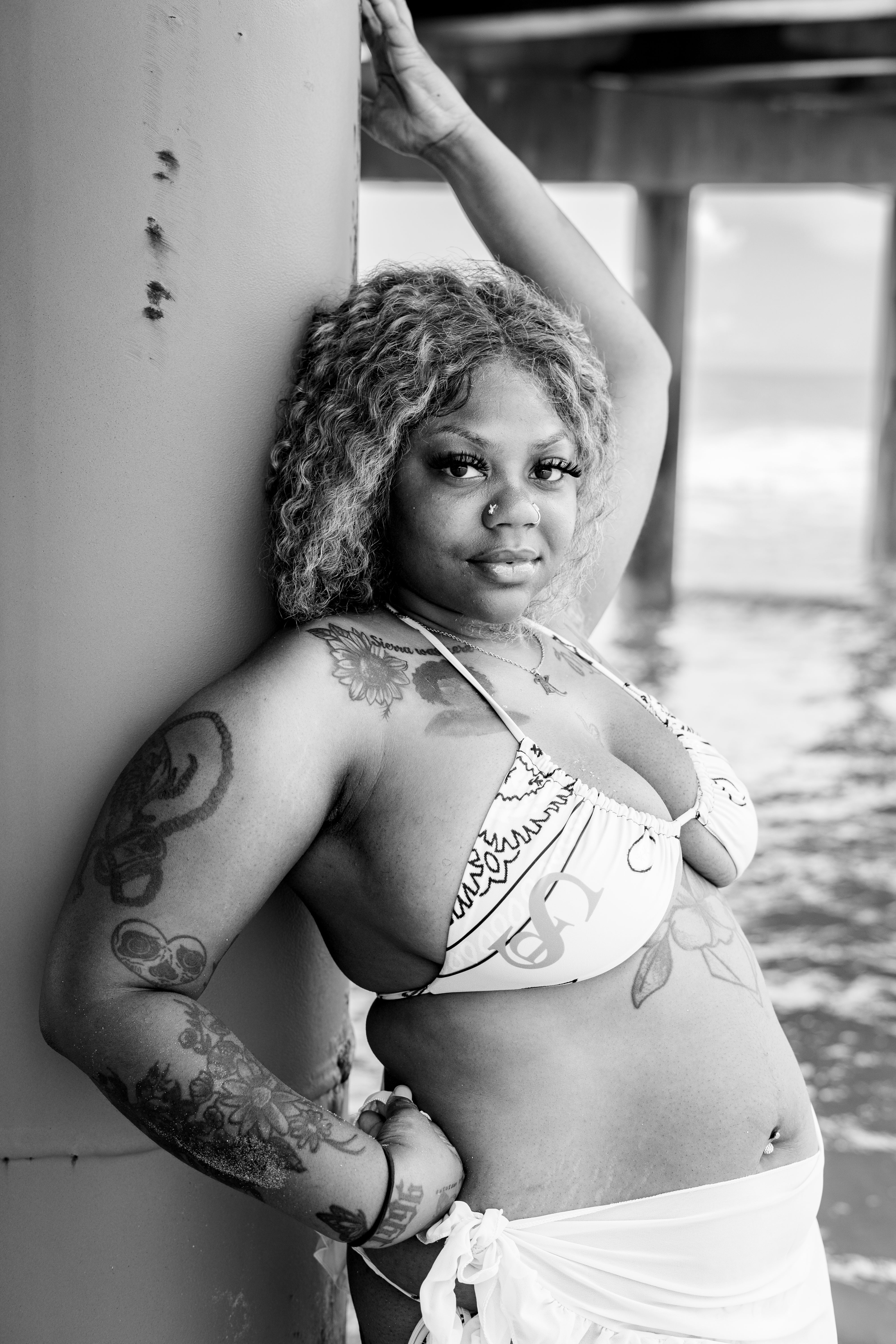 Classic Bandana Bikini "Sunset Drip"