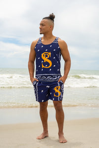 Classic Bandana Swimming Trunks "California Bears"