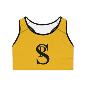 Insanely Pretty Sports Bra (Thong Set) "Yellow"