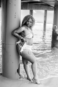 Classic Bandana Bikini "Sunset Drip"