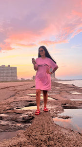 T-Shirt Dress “Pink”