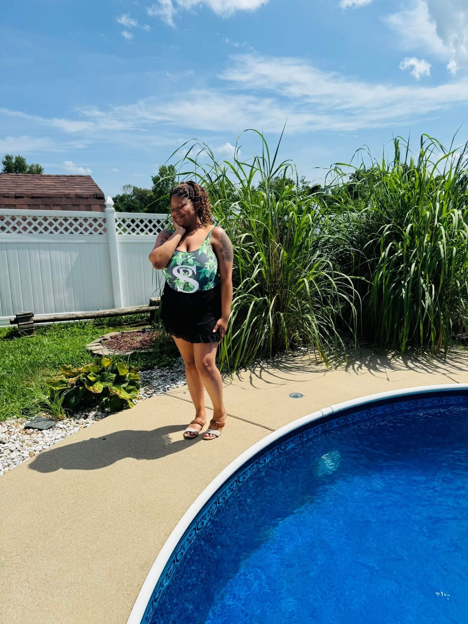 One-Piece Swimsuit “Floral”