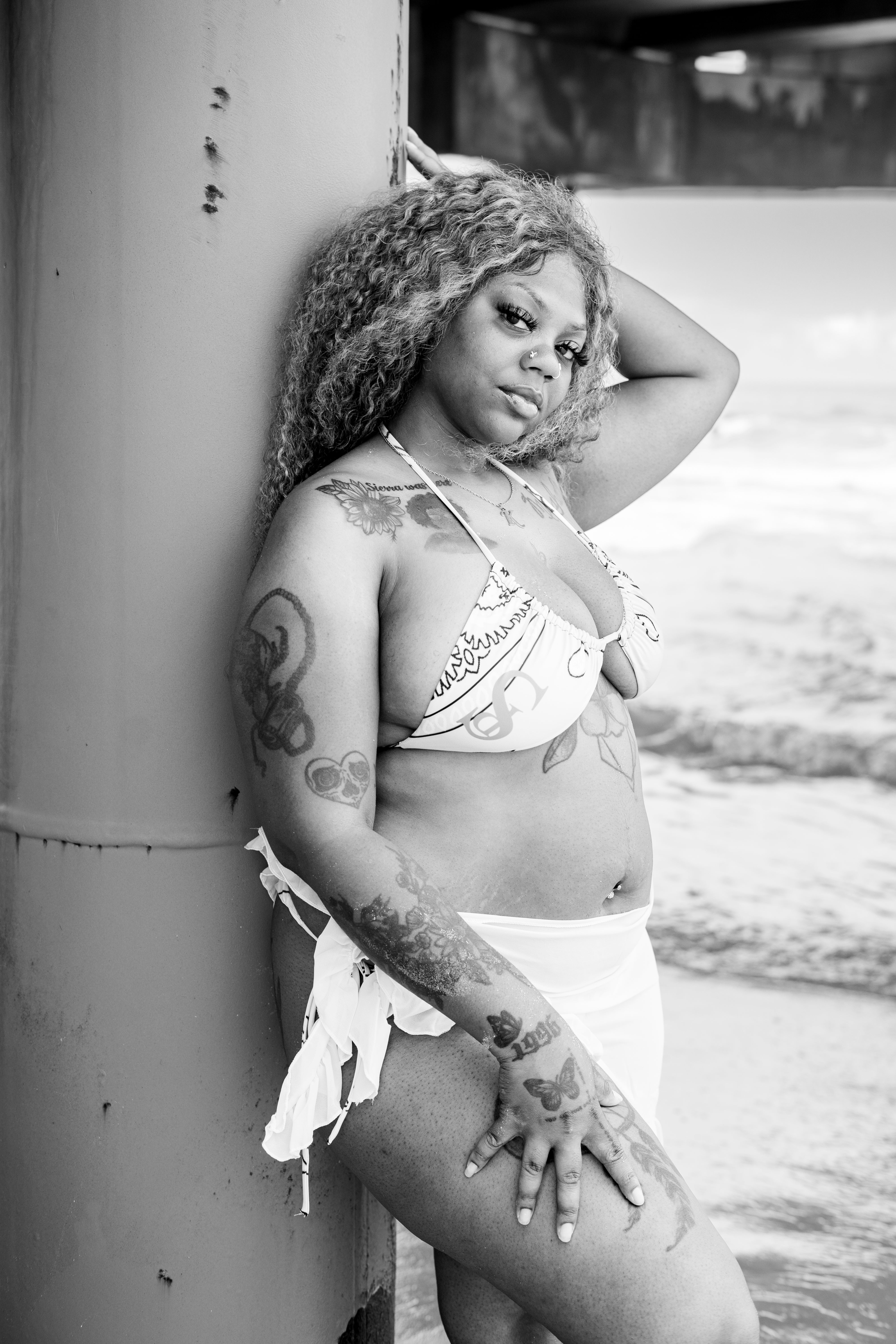 Classic Bandana Bikini "Sunset Drip"