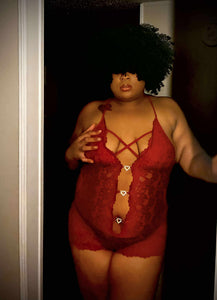 Sultry Lace Teddy Bodysuit