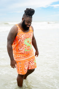 Classic Bandana Swimming Trunks "Miami Hurricanes"