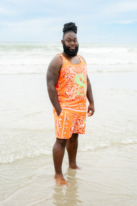 Classic Bandana Swimming Trunks "Miami Hurricanes"