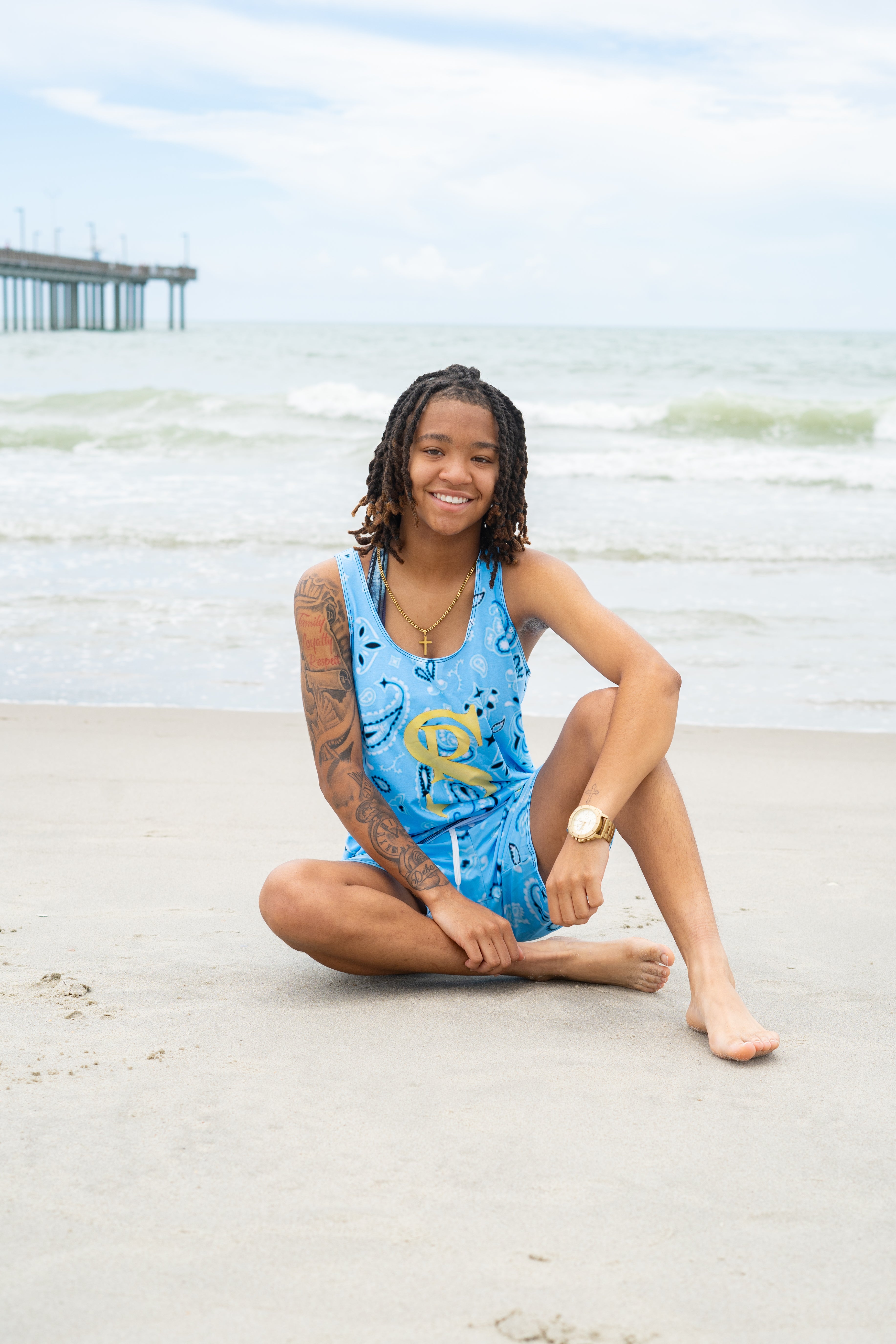 Classic Bandana Swimming Trunks "UCLA Bruins"