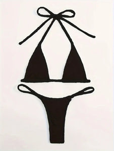 Three-Point Bikini 2-Piece Set