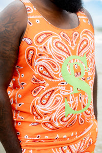 Classic Bandana Swimming Trunks "Miami Hurricanes"