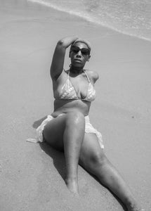Classic Bandana Bikini "Pink Glacier"