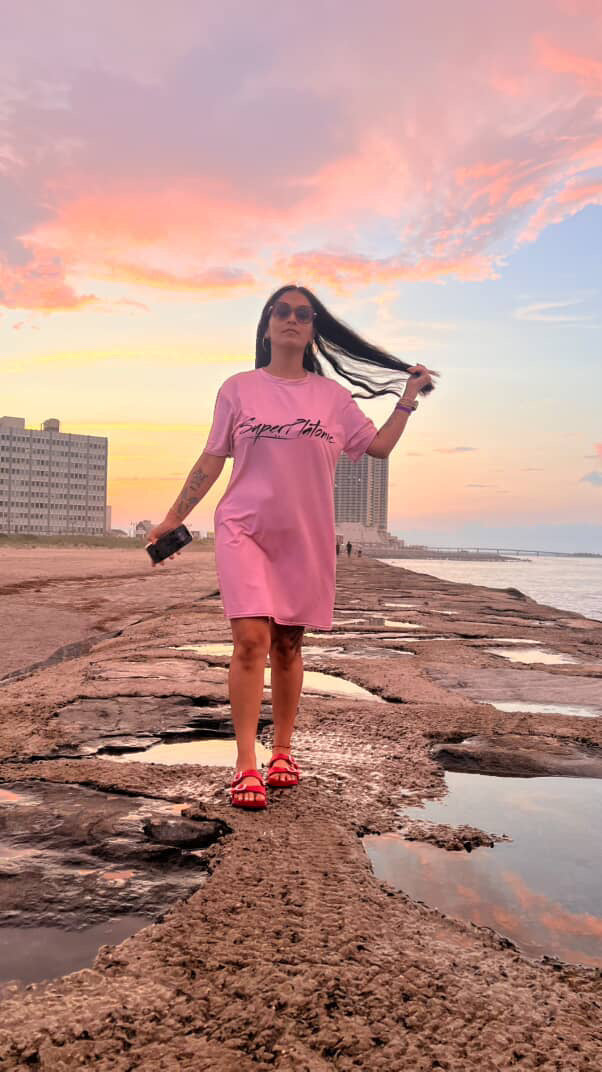 T-Shirt Dress “Pink”