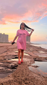 T-Shirt Dress “Pink”