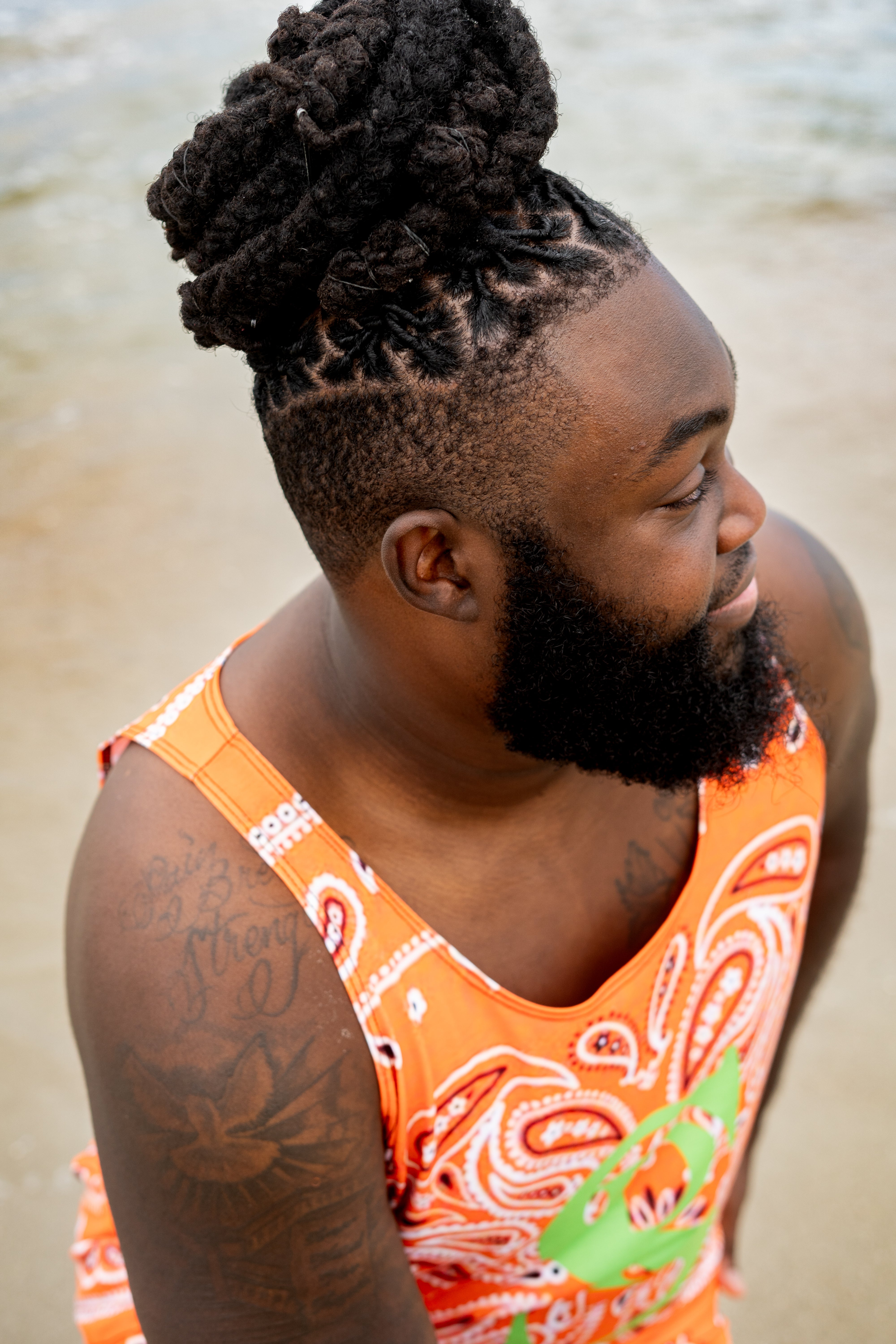 Classic Bandana Swimming Trunks "Miami Hurricanes"