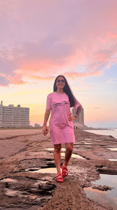 T-Shirt Dress “Pink”