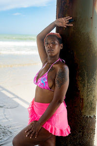 Classic Bandana Bikini "Pink Glacier"