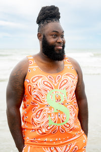 Classic Bandana Swimming Trunks "Miami Hurricanes"