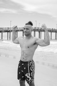 Classic Bandana Swimming Trunks "California Bears"
