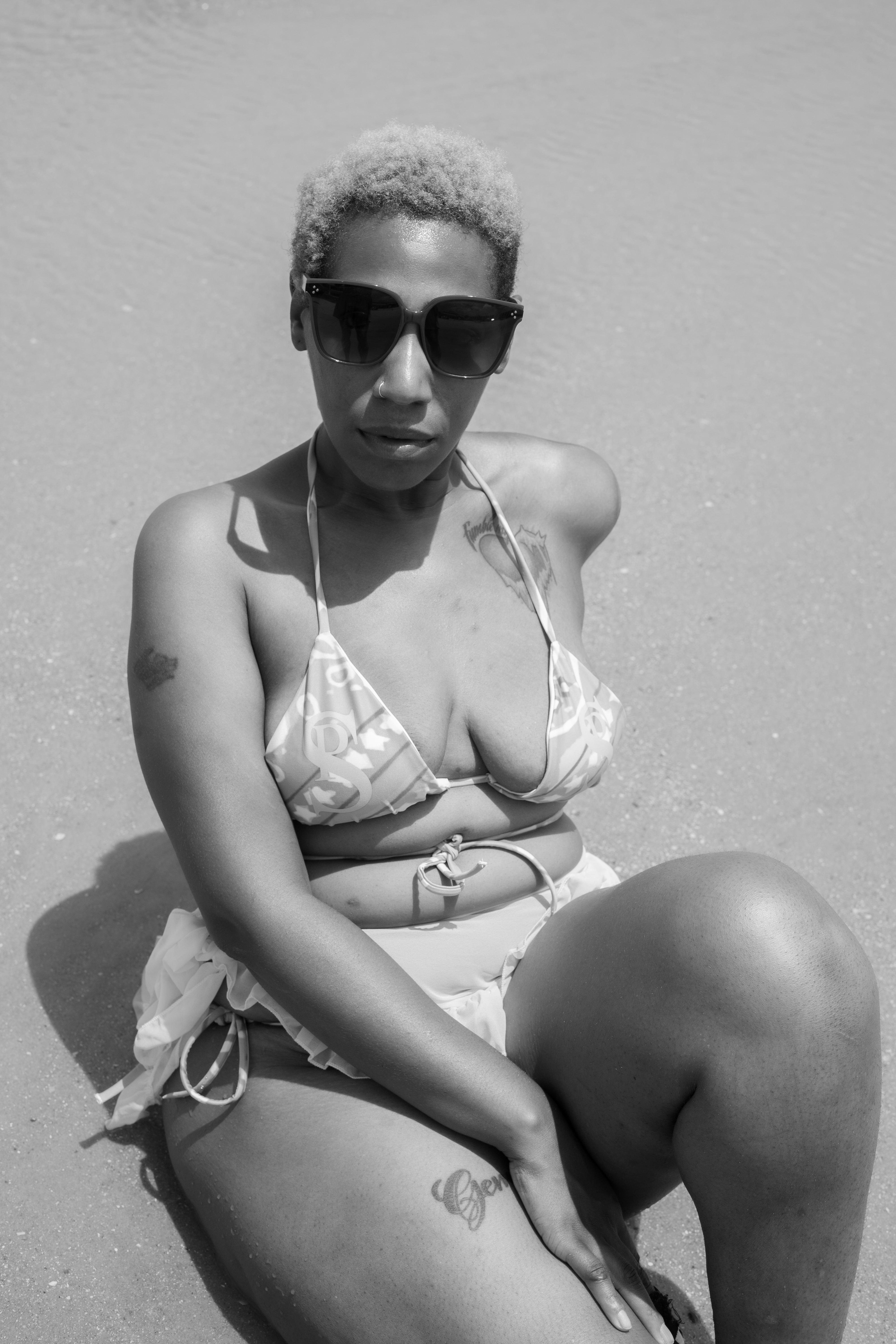 Classic Bandana Bikini "Pink Glacier"