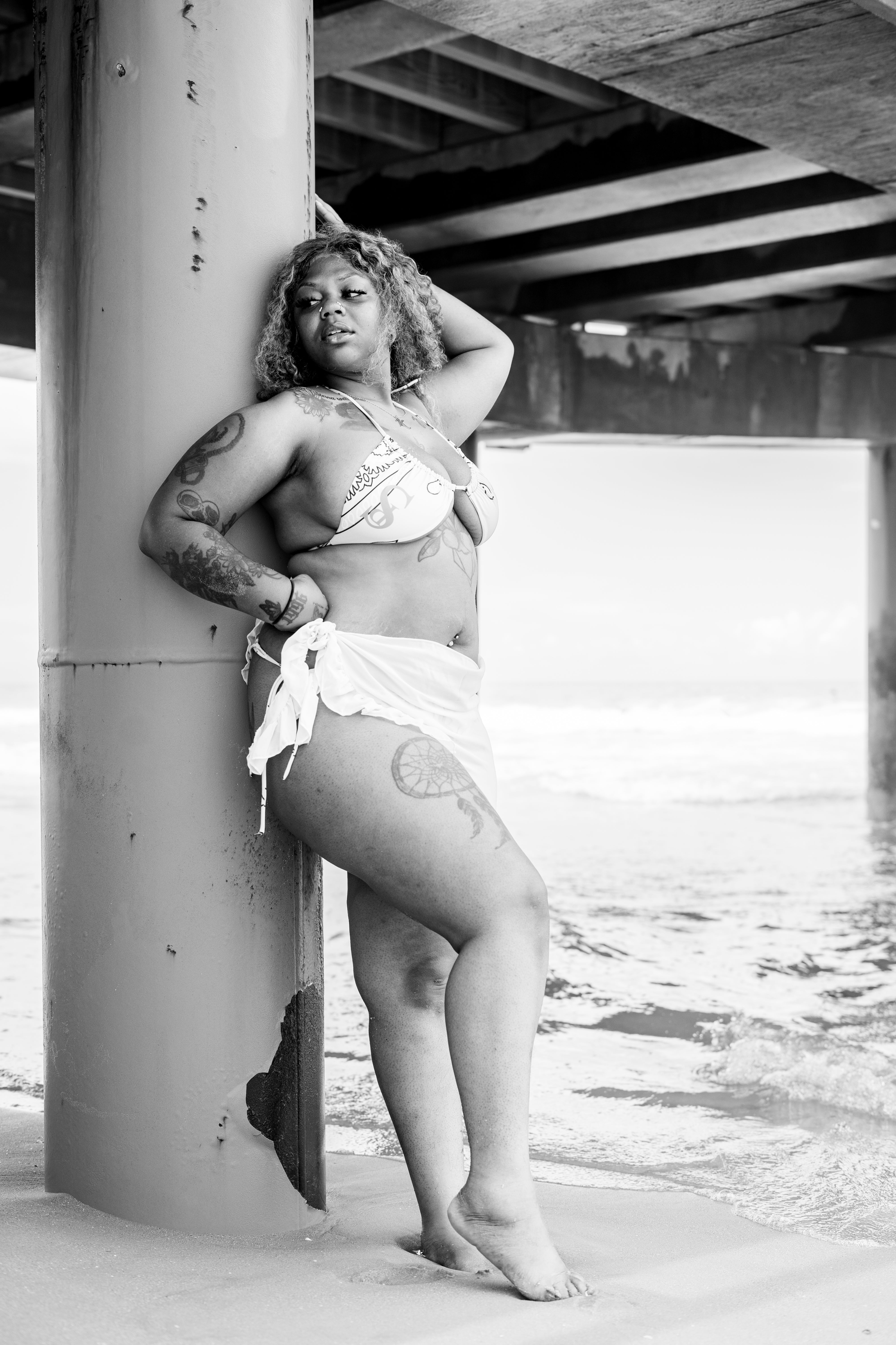 Classic Bandana Bikini "Sunset Drip"